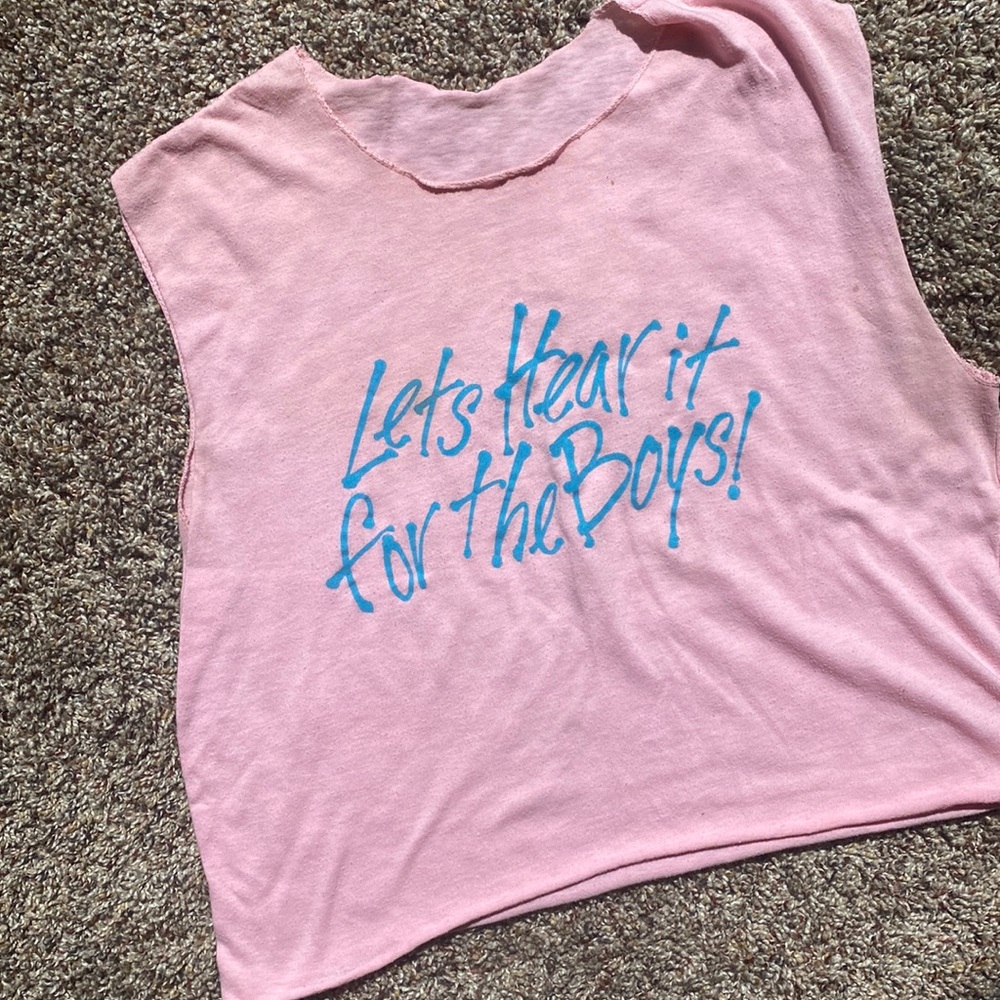 Let’s Hear It For the Boys! Crop Top